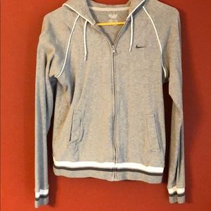 Vintage Nike hooded zip up SMALL